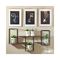 3pcs. Set Printed Canvas Wall Art with Frame Natural-Black-White 33x2x43cm Inart 33x2x43cm Inart 3-90-524-0030