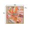 Canvas Wall Art with Frame Flower 80x80cm Inart 3-90-859-0127