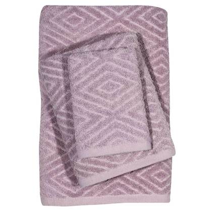 Towels Set 3pcs 30x50/50x90/70x140 Das Home Best 0661 Lilac 100% Cotton