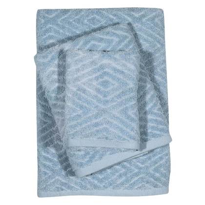 Towels Set 3pcs 30x50/50x90/70x140 Das Home Best 0664 Light Blue 100% Cotton
