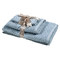 Towels Set 3pcs 30x50/50x90/70x140 Das Home Best 0664 Light Blue 100% Cotton