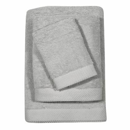 Towels Set 3pcs 30x50/50x100/70x140 Das Home Best 0657 Light Grey 100% Cotton
