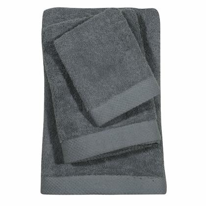 Towels Set 3pcs 30x50/50x100/70x140 Das Home Best 0658 Grey 100% Cotton