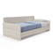 Kαναπές κρεβάτι Alfaset  Bevel με επίκλινη πλάτη για στρώμα 90x200 Με επιλογή Χρώματος