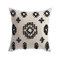 Decorative Pillow 60x60 NEF-NEF Display Black 90% Cotton 10% Polyester