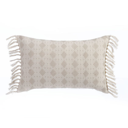 Decorative Pillow 33x55 NEF-NEF Carpio Beige 100% Cotton