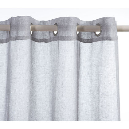 Curtain 140x265 NEF-NEF Lilla Grey 100% Polyester