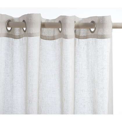 Curtain 140x265 NEF-NEF Lilla Beige 100% Polyester