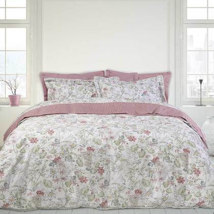 Queen Size Bed Spread 220x240cm Cotton Satin Das Home Prestige Collection 1668
