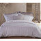 Double Bed Sheets Set 4pcs 240x270 NEF-NEF Premium Cosmo Grey 100% Pennie Sateen Cotton 210TC