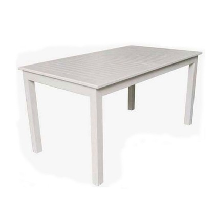 Bliumi 5422 G Τραπέζι Επεκτεινόμενο Αλουμινίου Polywood 150x090x075cm Λευκό