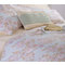 Double Bed Sheets Set 4pcs 240x270 NEF-NEF Smart Line Edna Aqua 100% Cotton 144TC