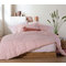 King Size Fitted Bed Sheets Set 4pcs 180x200+35 NEF-NEF Smart Line Alba Salmon 100% Cotton 144TC