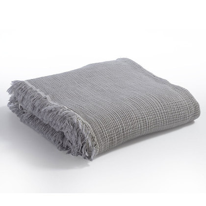 Double Blanket 230x240 NEF-NEF Apollo Grey 100% Cotton