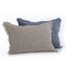 Set Of 2 Pillowcases 52x72 NEF-NEF Blue Collection Laren Beige 100% Cotton 130TC