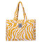 Τσάντα Θαλάσσης 50x38cm 3741 Greenwich Polo Club Essential Beach Collection  100% Βαμβάκι / Ώχρα - Λευκό