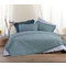 Set Of 2 Pillowcases 52x72 NEF-NEF Blue Collection March Petrol 100% Cotton 130TC