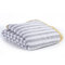 Παιδική Κουβέρτα Μονή Πικέ 160x240 NEF-NEF Happy Stripe Grey 100% Βαμβάκι
