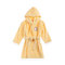 Baby's Hooded Bathrobe No2 NEF-NEF Cute Hedgehog Yellow 100% Cotton