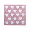 Carpet 100x100 NEF-NEF Hugging Heart Pink 100% Cotton