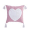 Decorative Pillow 35x35 NEF-NEF Hugging Heart Pink 100% Cotton