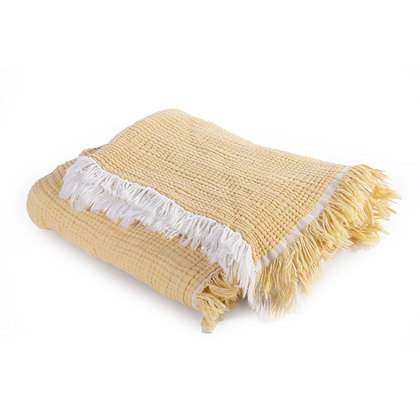 Baby's Holding Blanket 80x110 NEF-NEF Apollo Yellow 100% Cotton