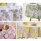 Round Tablecloth 180D NEF-NEF Santika Yellow 90% Cotton 10% Linen