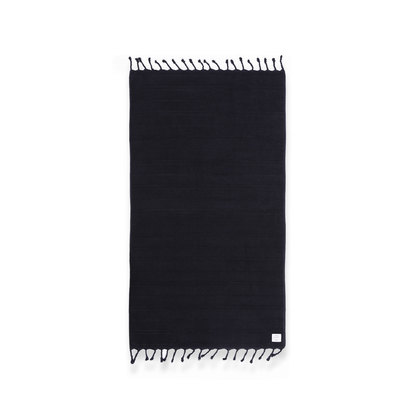 Beach Towel 80x160 NEF-NEF Expression 23 Black 100% Cotton