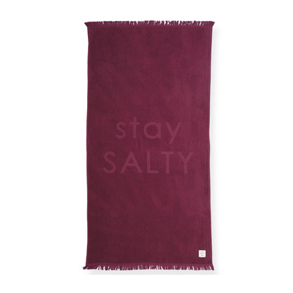 Πετσέτα Θαλάσσης 90x170 NEF-NEF Stay Salty Berry 100% Βαμβάκι