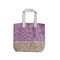 Beach Bag 45x38 NEF-NEF Auron Purple Jute/Cotton