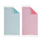 Kid's Beach Towel-Pareo 70x120 NEF-NEF Sweet Line Aqua 100% Cotton