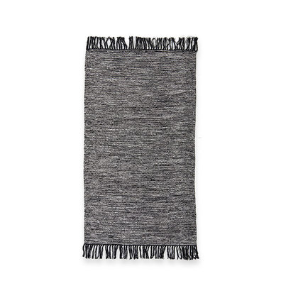Carpet 70x140 NEF-NEF Rambage Ecru/Black 100% Cotton