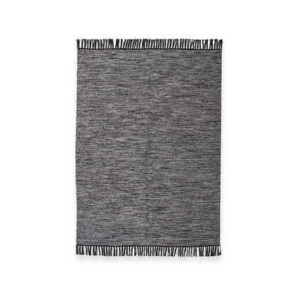 Carpet 140x200 NEF-NEF Rambage Ecru/Black 100% Cotton