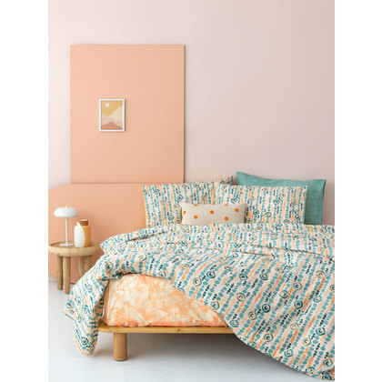 Single Fitted Bed Sheets Set 3pcs 110x200+30 Palamaiki Fashion Life FL6206 100% Cotton 144TC