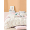 Double Bed Sheets Set 4pcs 230x260 Palamaiki Satin Days SD321 100% Cotton-Sateen 200TC