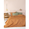 Double Bed Sheets Set 4pcs 240x270 Palamaiki Sateen Riga Caramel 100% Cotton-Sateen 300TC