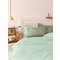 Double Bed Sheets Set 4pcs 240x270 Palamaiki Sateen Riga Mint 100% Cotton-Sateen 300TC