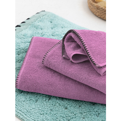 Πετσέτα Μπάνιου 70x140 Palamaiki Towels Collection Brooklyn Violet 100% Βαμβάκι