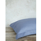 Pair of Pillowcases 52x72+5cm Satin Cotton Nima Home Superior Satin - Denim Blue 32101