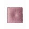 Decorative Square Velour Pillow 45x45 Palamaiki Velvet Feel Collection VF807 Pink 100% Polyester