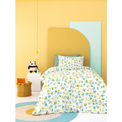 Kid's Single Bed Sheets Set 3pcs 160x260 Palamaiki My Kingdom Collection MK750 100% Cotton 144TC