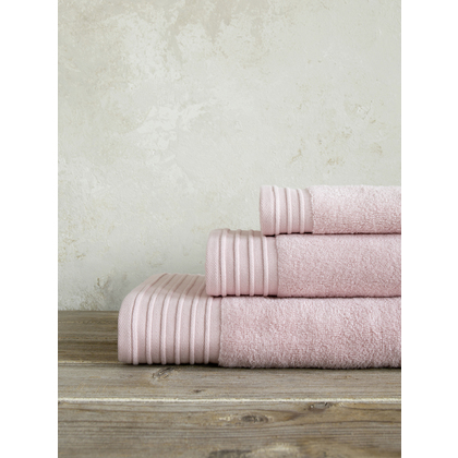 Bath Towel 90x145cm Zero Twist Cotton Nima Home Feel Fresh - Baby Pink 31554