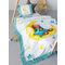 Baby's Crib Sheets Set 3pcs 120x160 Palamaiki Happy Baby HB0604 100% Cotton 144TC