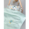 Baby's Crib Piquet Blanket 100x150 Palamaiki Baby Blankets Candy Aqua 100% Cotton