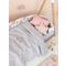 Βρεφική Πικέ Κουβέρτα Αγκαλιάς 80x110 Palamaiki Baby Blankets Candy Lilac 100% Βαμβάκι