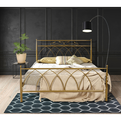 Μεταλλικό Κρεβάτι N96 Biron Υπέρδιπλο Για Στρώμα 160x200cm Με Επιλογή Χρώματος