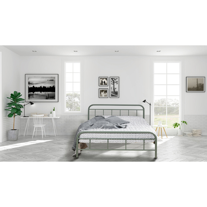 Μεταλλικό Κρεβάτι N27 Biron Ημίδιπλο Για Στρώμα 110x190cm Με Επιλογή Χρώματος