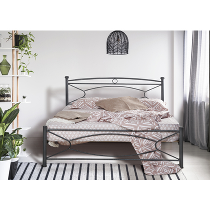Μεταλλικό Κρεβάτι N19 Biron Μονό Για Στρώμα 90x190cm Με Επιλογή Χρώματος
