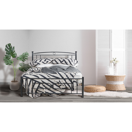 Μεταλλικό Κρεβάτι N13 Biron Ημίδιπλο Για Στρώμα 110x190cm Με Επιλογή Χρώματος