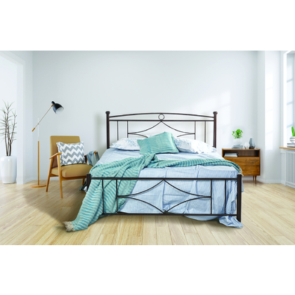 Μεταλλικό Κρεβάτι N17 Biron Υπέρδιπλο Για Στρώμα 160x200cm Με Επιλογή Χρώματος